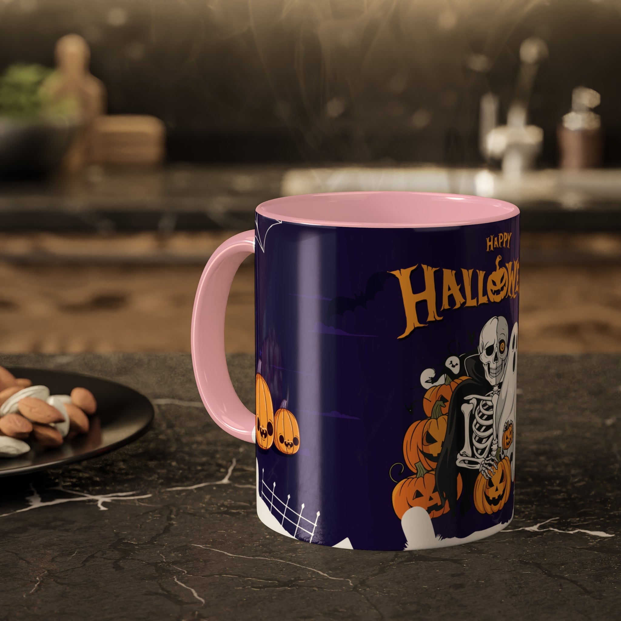 Halloween is Better with Skeleton | Colorful Mugs